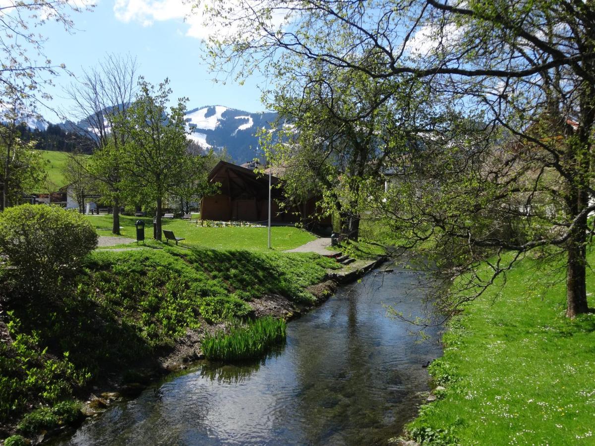Ferienwohnungen im Färberhaus Fischen im Allgäu Exterior foto